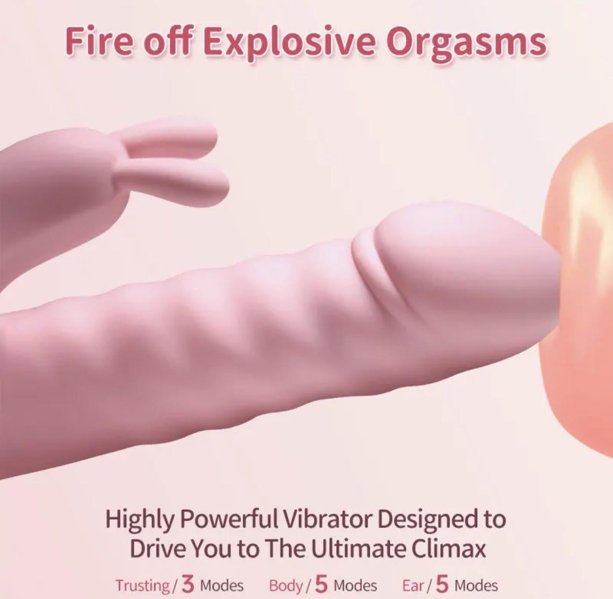 Bunny - Thrusting Rabbit Vibrator - NRN Specialties