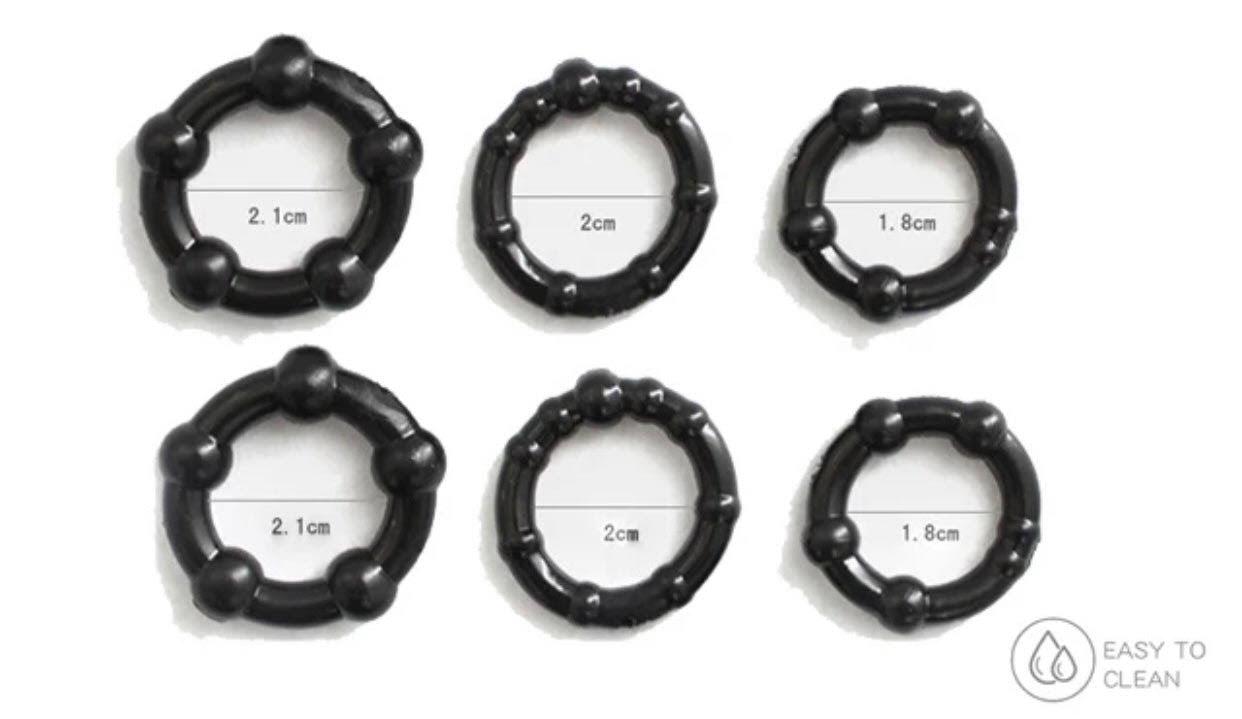 NRN’s Original 3 Piece Cock Ring Set - NRN Specialties
