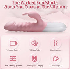 Bunny - Thrusting Rabbit Vibrator - NRN Specialties